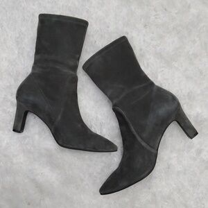 Stuart Weitzmann Gray Suede Boots
